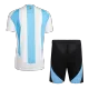 Argentina Home Soccer Jersey Kit(Jersey+Shorts) Copa America 2024 - soccerdeal