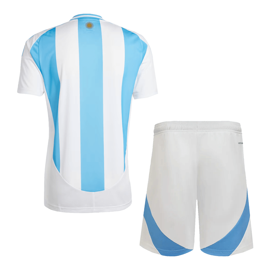 Argentina Home Soccer Jersey Kit(Jersey+Shorts) - Soccerdeal