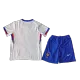 Kid's France Away Soccer Jersey Kit(Jersey+Shorts+Socks) Euro 2024 - soccerdeal