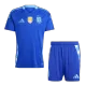 Argentina Away Soccer Jersey Kit(Jersey+Shorts) 2024 - Soccerdeal