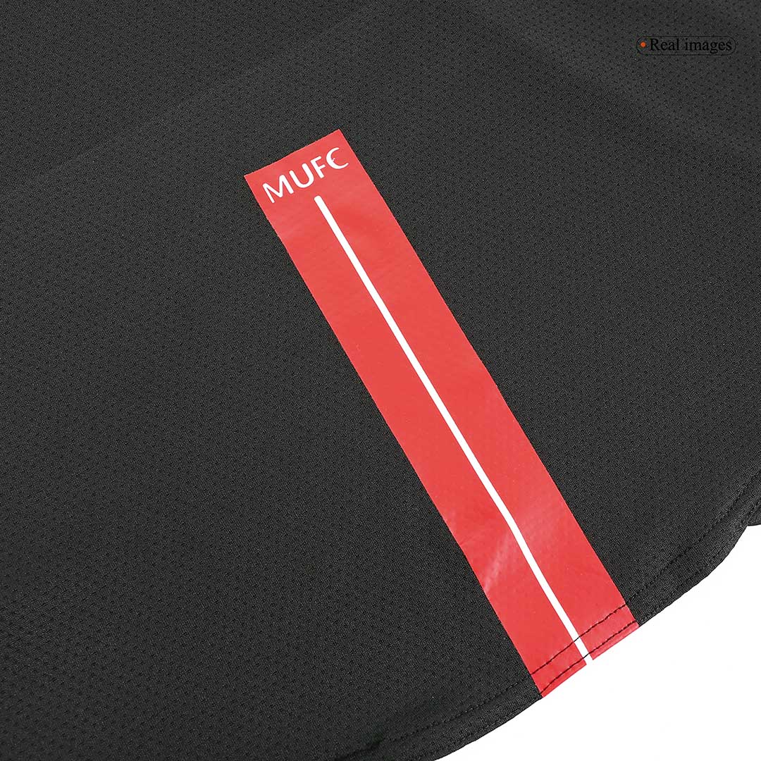 Retro RONALDO #7 2007/08 Manchester United Away Long Sleeve Soccer Jersey - Soccerdeal