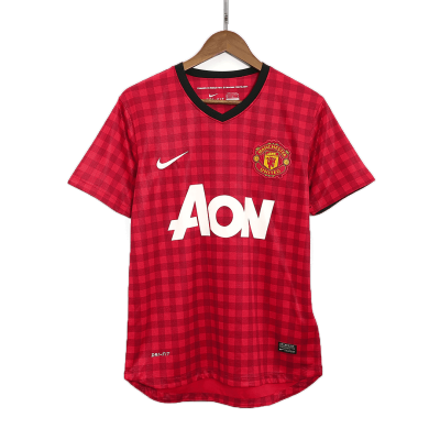 Retro 2012/13 Manchester United Home Soccer Jersey - Soccerdeal