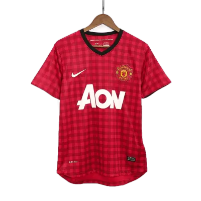 Retro 2012/13 Manchester United Home Soccer Jersey - Soccerdeal