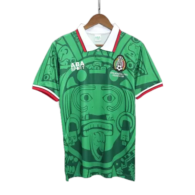 Retro 1998 Mexico Home Soccer Jersey - Soccerdeal