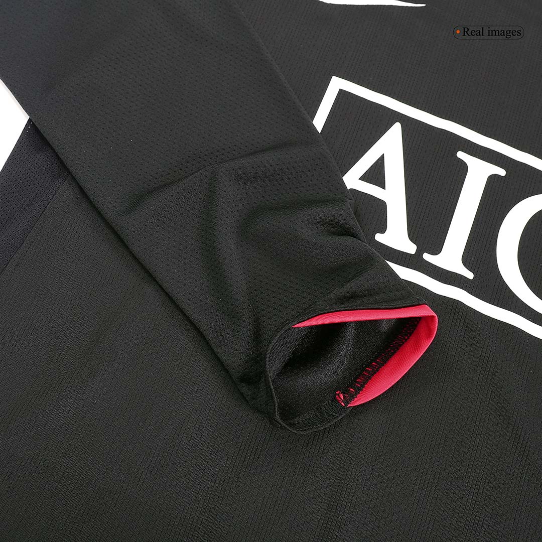 Retro RONALDO #7 2007/08 Manchester United Away Long Sleeve Soccer Jersey - Soccerdeal