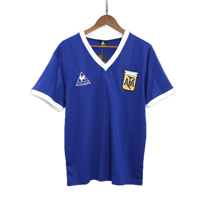 Retro 1986 Argentina Away Soccer Jersey - Soccerdeal