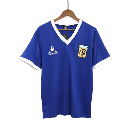 Retro 1986 Argentina Away Soccer Jersey - soccerdeal