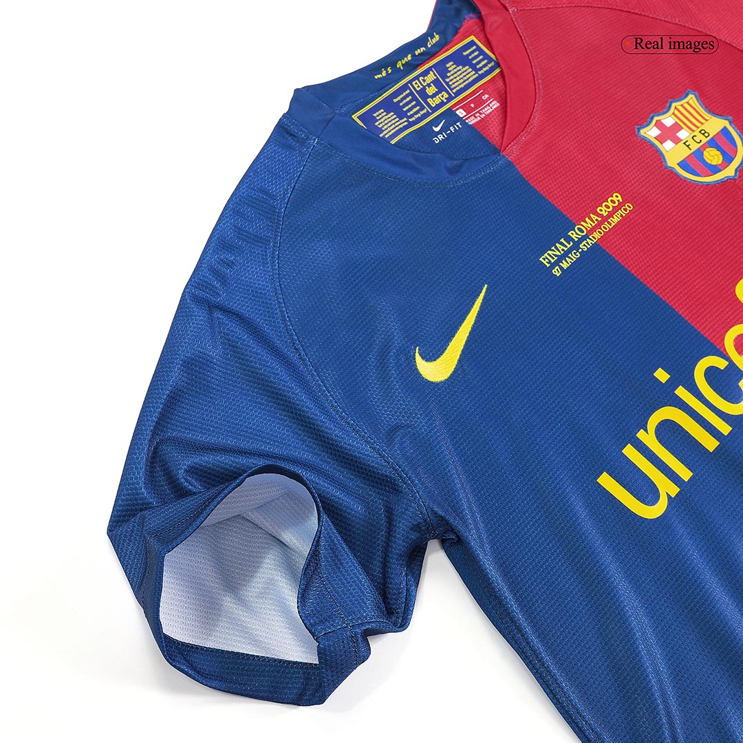 Retro 2008/09 Barcelona Home Soccer Jersey - Soccerdeal