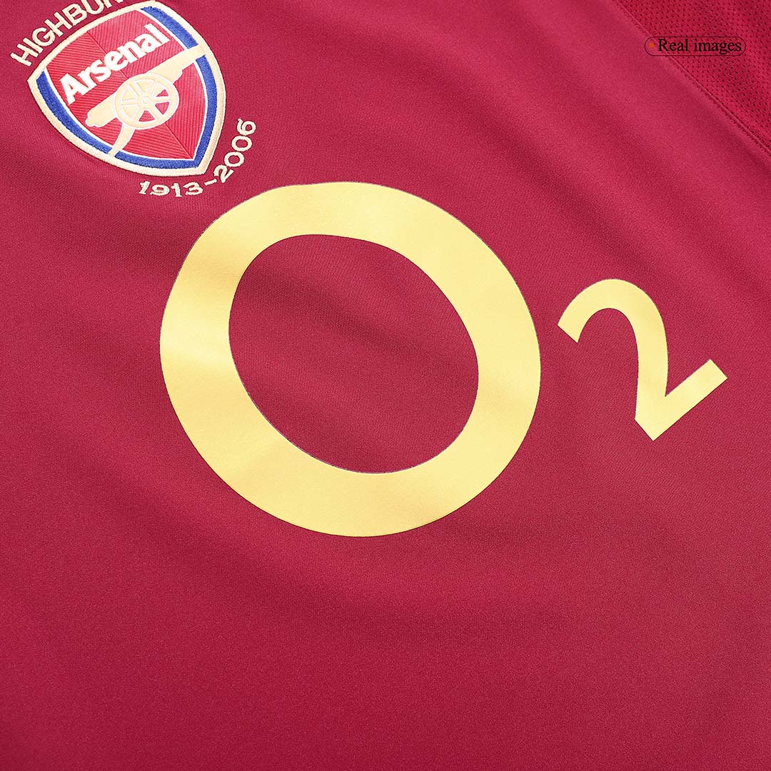 Retro HENRY #14 2005/06 Arsenal Home Soccer Jersey - Soccerdeal