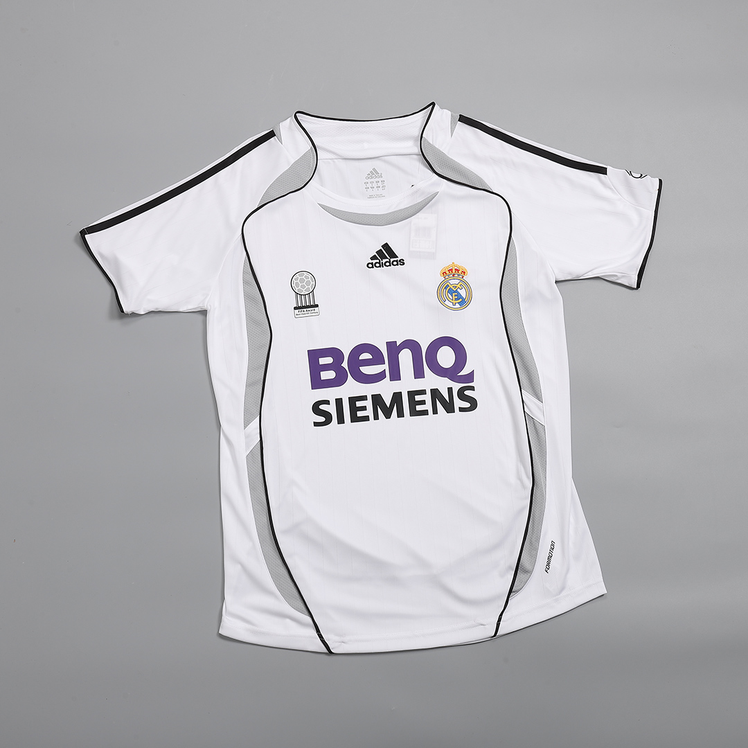 Retro 2006/07 Real Madrid Home Soccer Jersey - Soccerdeal
