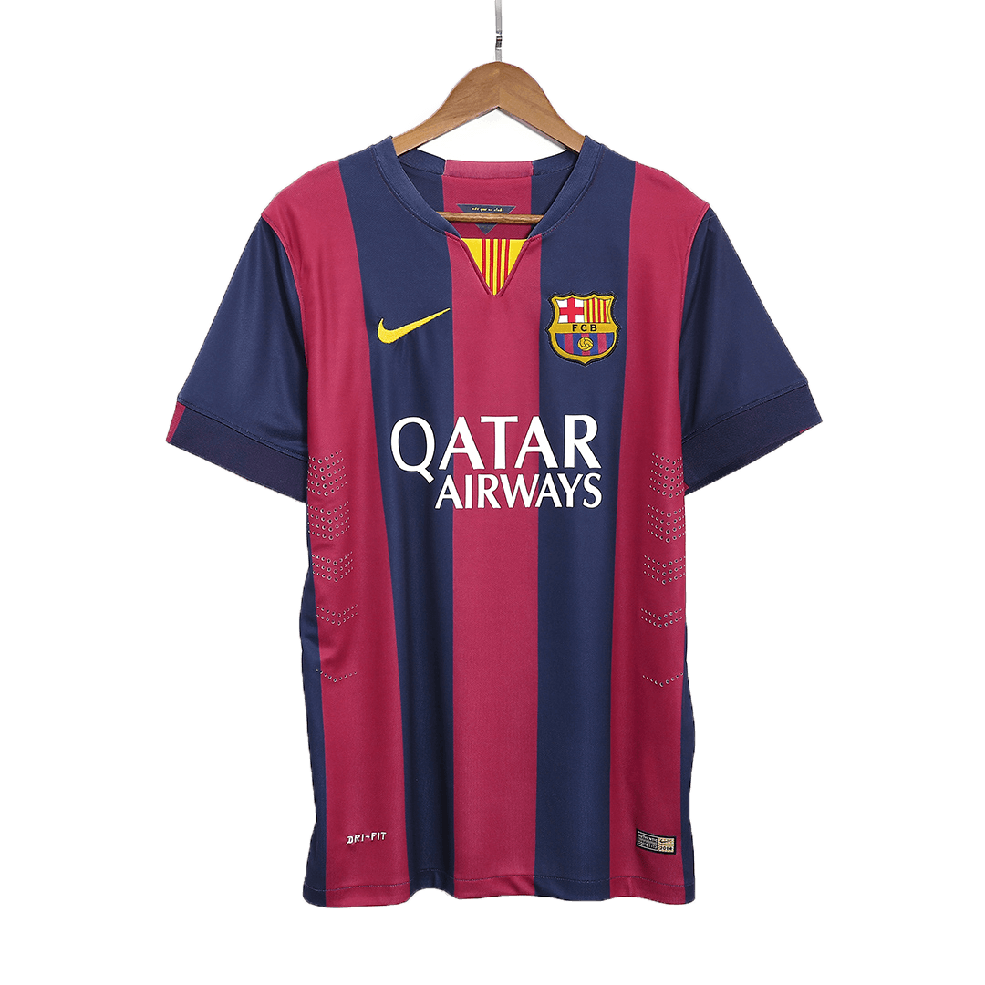 Retro NEYMAR JR #11 2014/15 Barcelona Home Soccer Jersey - Soccerdeal