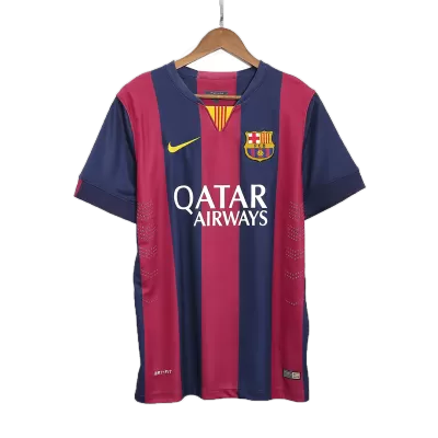 Retro 2014/15 Barcelona Home Soccer Jersey - Soccerdeal
