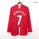 Retro RONALDO #7 2007/08 Manchester United Home Long Sleeve Soccer Jersey - Soccerdeal