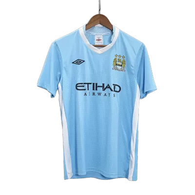 Retro 2011/12 Manchester City Home Soccer Jersey - Soccerdeal