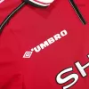 Retro 1998/99 Manchester United Home Long Sleeve Soccer Jersey - Soccerdeal