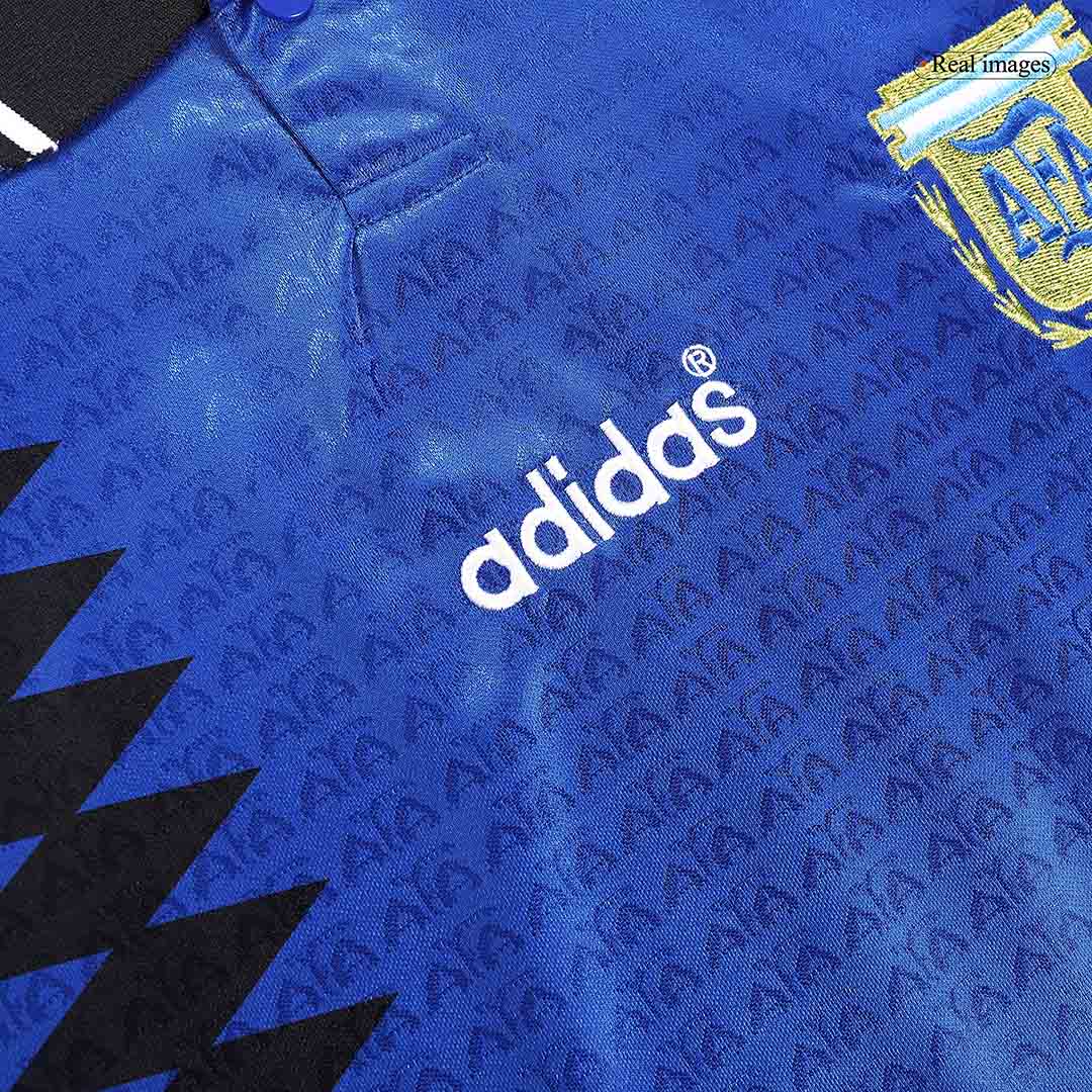 Retro #10 1994 Argentina Away Soccer Jersey - Soccerdeal