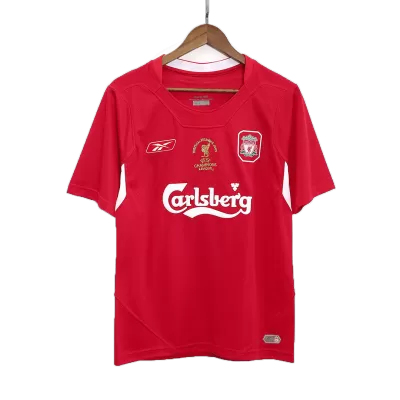 Retro 2005 Liverpool Soccer Jersey - Soccerdeal