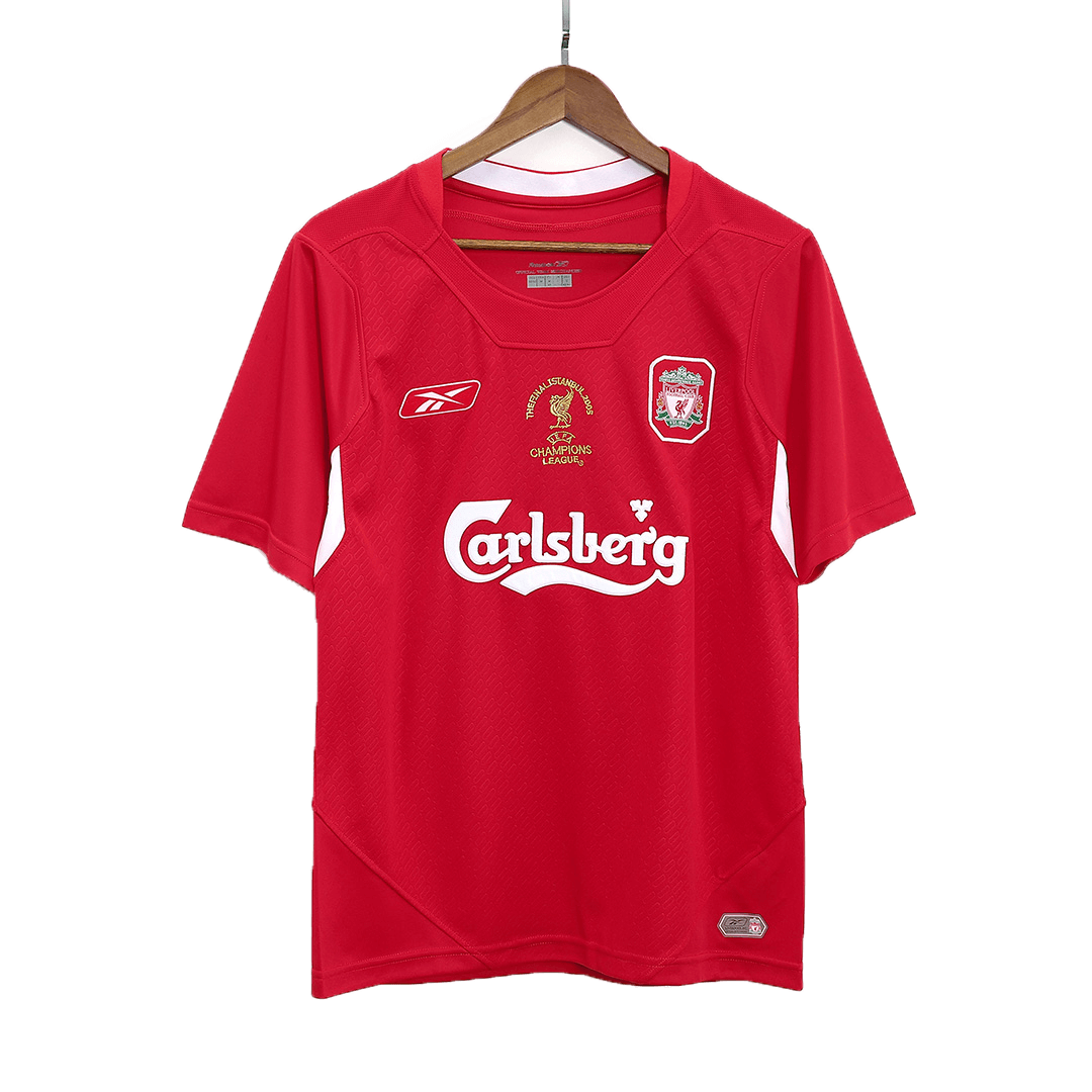 Retro 2005 Liverpool Soccer Jersey - Soccerdeal