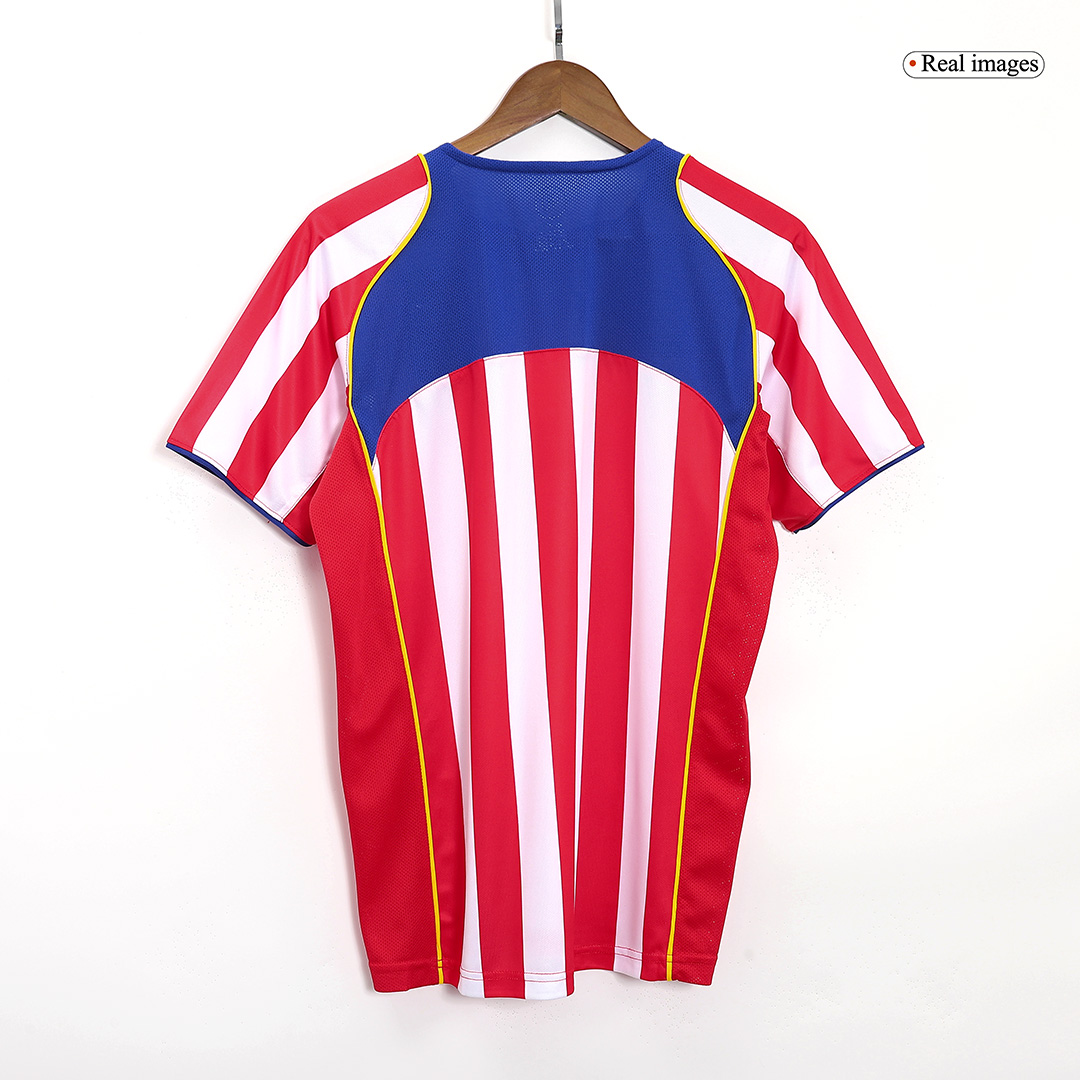 Retro 2004/05 Atletico Madrid Home Soccer Jersey - Soccerdeal