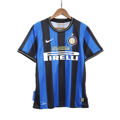 Retro 2009/10 Inter Milan Home Soccer Jersey - UCL Final - Soccerdeal