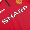 Retro 1998/99 Manchester United Home Long Sleeve Soccer Jersey - Soccerdeal