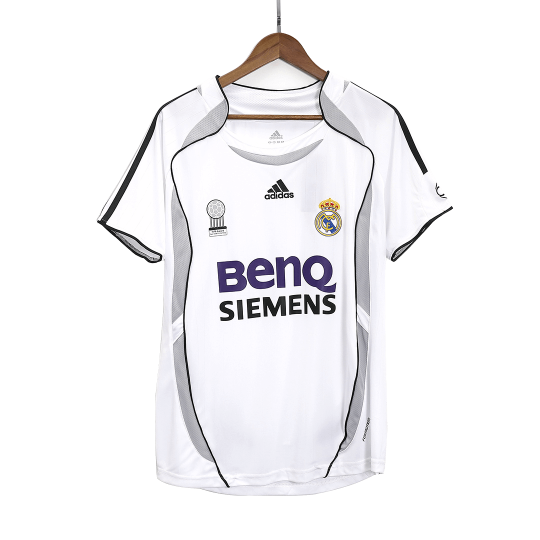 Retro 2006/07 Real Madrid Home Soccer Jersey - Soccerdeal