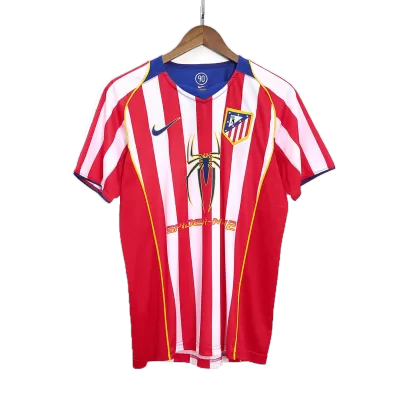 Retro 2004/05 Atletico Madrid Home Soccer Jersey - Soccerdeal