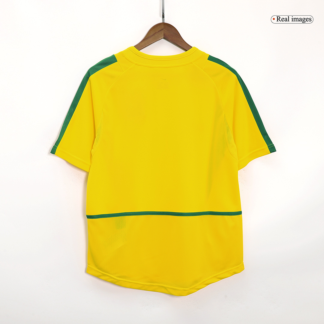 Retro 2002/03 Brazil Home Soccer Jersey - Soccerdeal