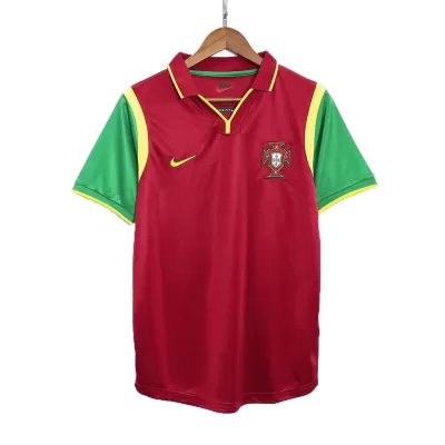 Retro 1999 Portugal Home Soccer Jersey - Soccerdeal