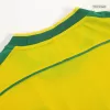 Retro RONALDO #9 1998 Brazil Home Soccer Jersey - Soccerdeal