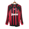 Retro 2006/07 AC Milan Home Long Sleeve Soccer Jersey - Soccerdeal