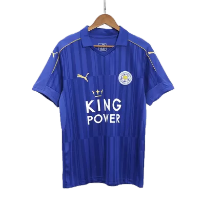 Retro 2016/17 Leicester City Home Soccer Jersey - Soccerdeal