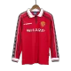 Retro 1998/99 Manchester United Home Long Sleeve Soccer Jersey - soccerdeal