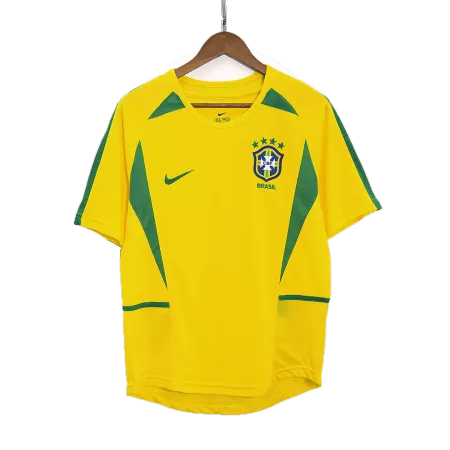 Retro 2002/03 Brazil Home Soccer Jersey - Soccerdeal