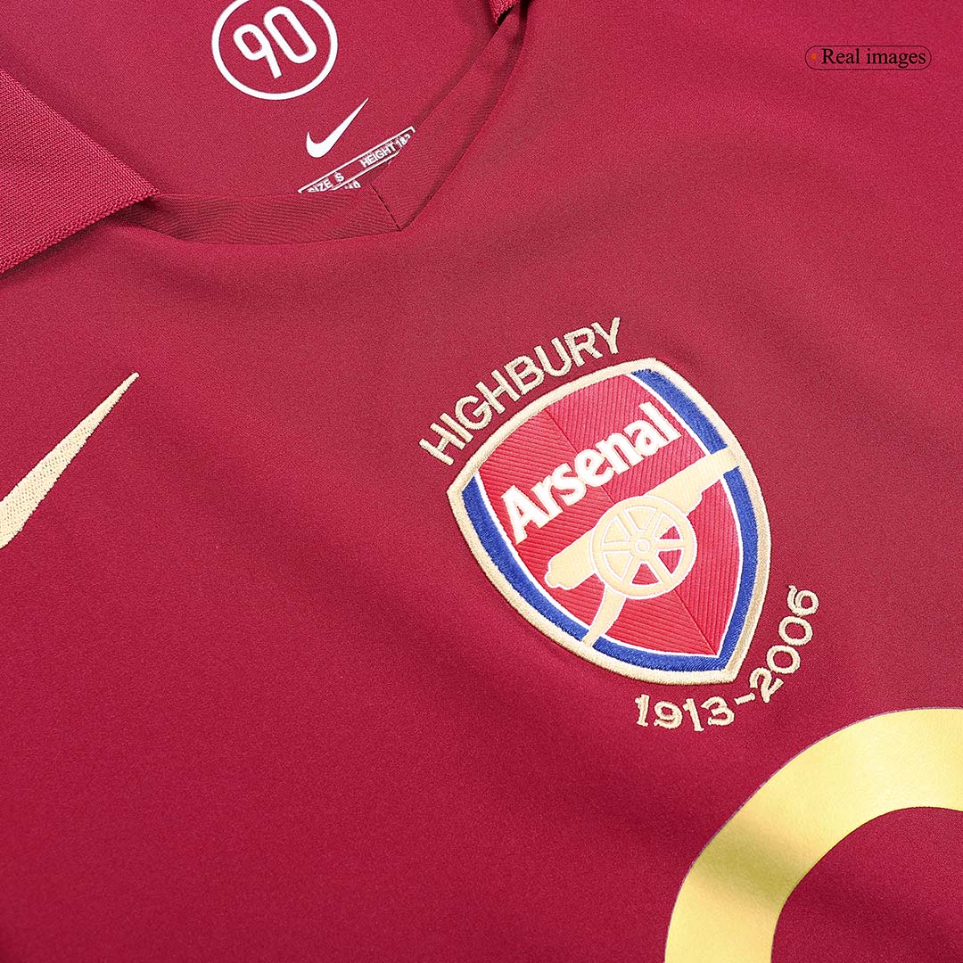Retro HENRY #14 2005/06 Arsenal Home Soccer Jersey - Soccerdeal