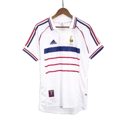 Retro 1998 France Away Soccer Jersey - Soccerdeal