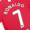 Retro RONALDO #7 2007/08 Manchester United Home Long Sleeve Soccer Jersey - Soccerdeal