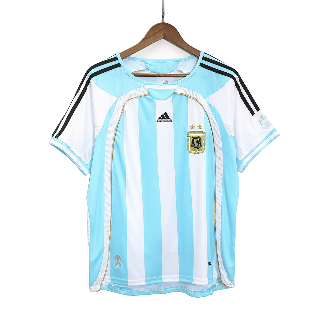 Retro 2006 Argentina Home Soccer Jersey