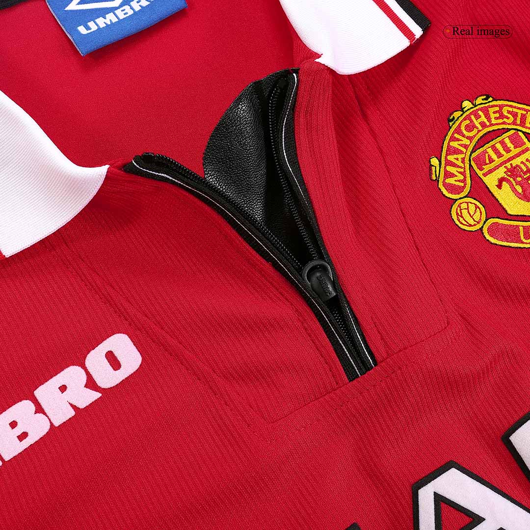 Retro 98/00 Manchester United Home Soccer Jersey - Soccerdeal