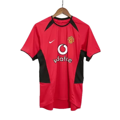 Retro 2002/03 Manchester United Home Soccer Jersey - Soccerdeal