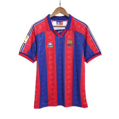 Retro 1996/97 Barcelona Home Soccer Jersey - Soccerdeal