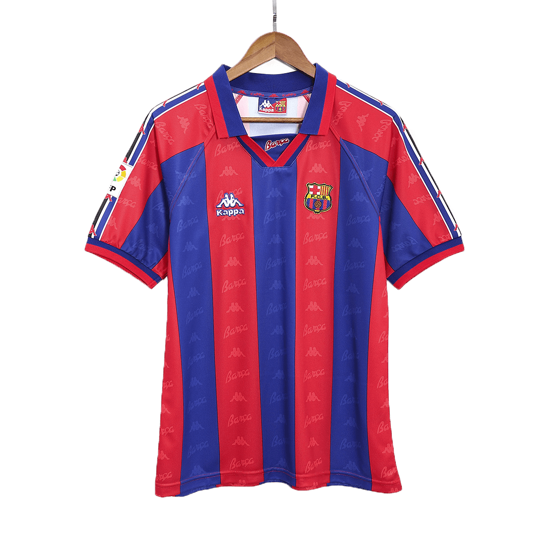 Retro 1996/97 Barcelona Home Soccer Jersey - Soccerdeal