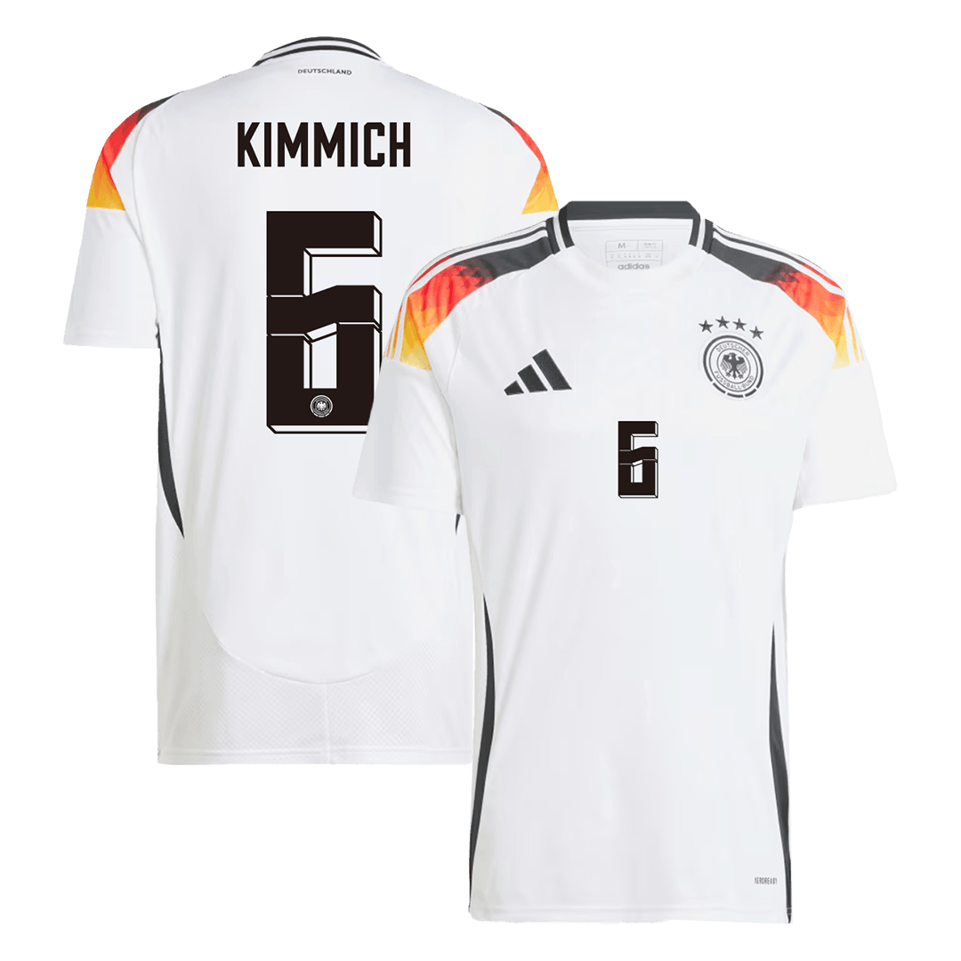 KIMMICH #6 Germany Home Soccer Jersey Euro - Soccerdeal