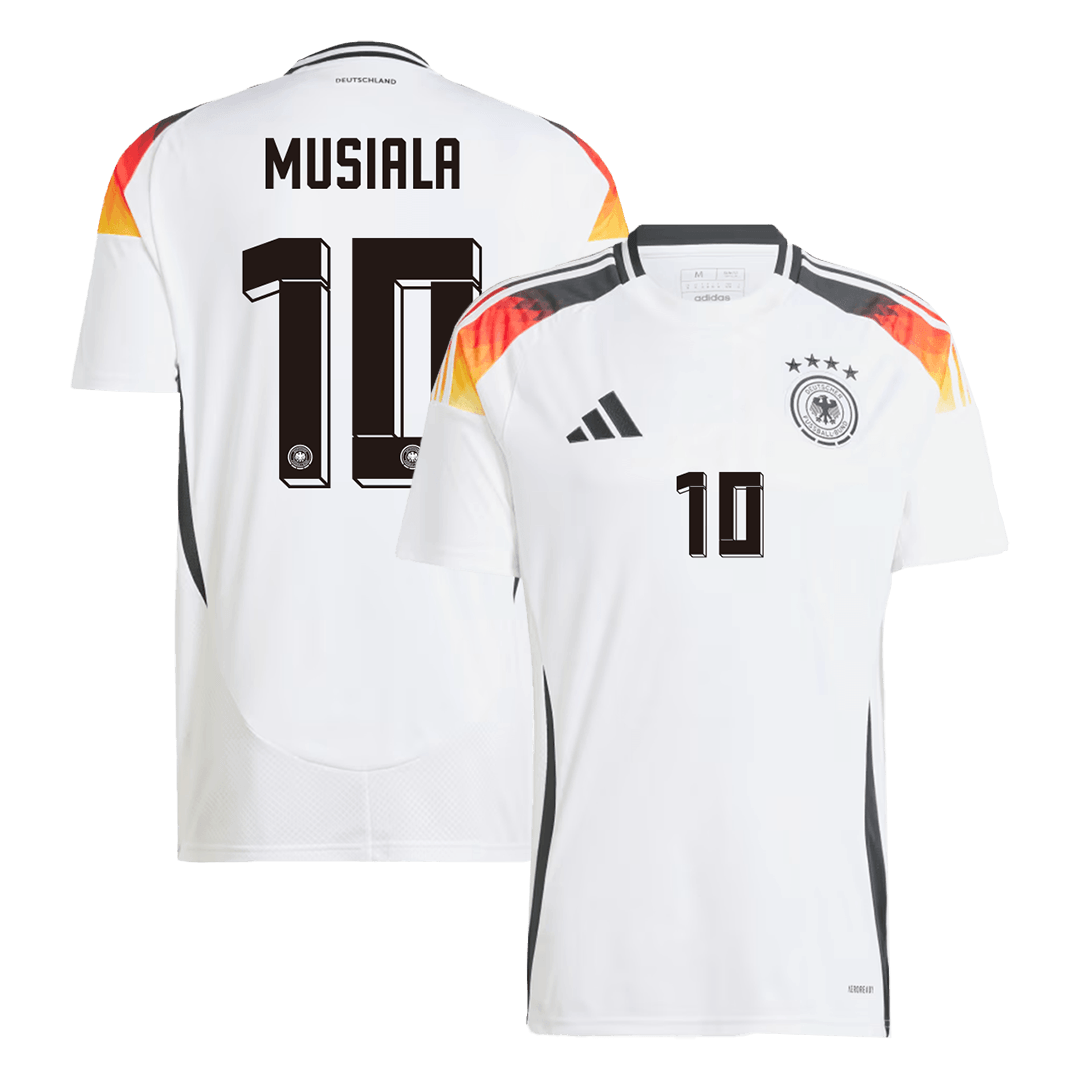 MUSIALA #10 Germany Home Soccer Jersey Euro - Soccerdeal
