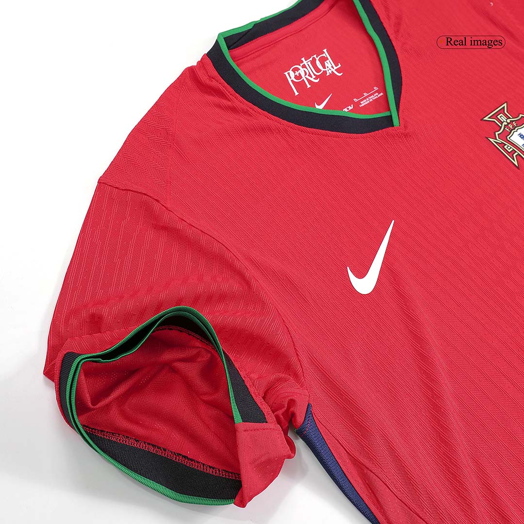 Authentic Portugal Home Soccer Jersey Euro - Soccerdeal