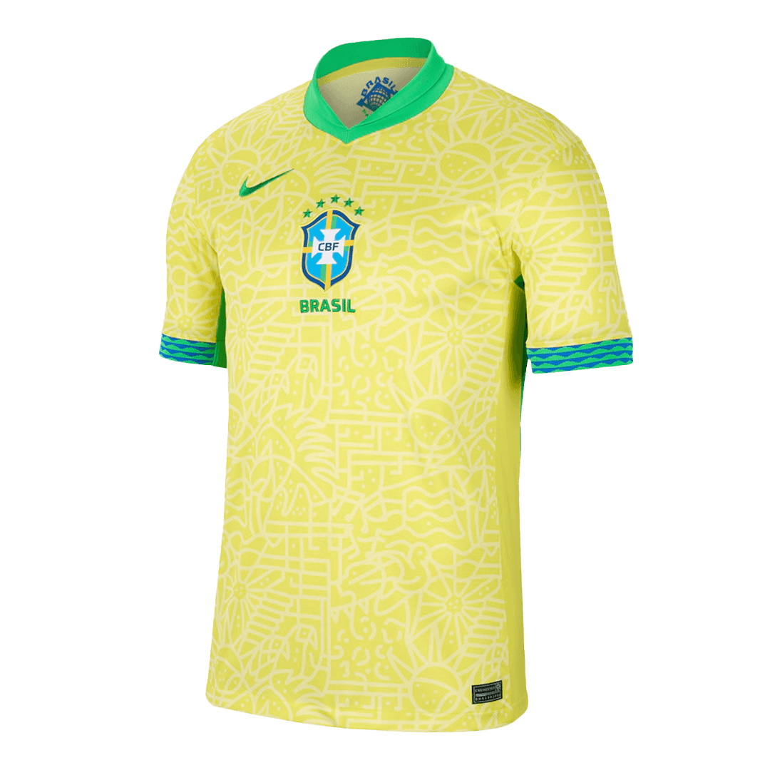 Brazil Home Soccer Jersey Copa America - Soccerdeal