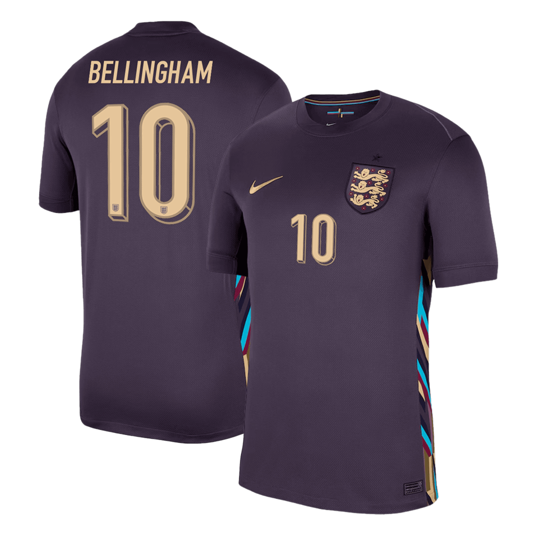 BELLINGHAM #10 England Away Soccer Jersey - Soccerdeal