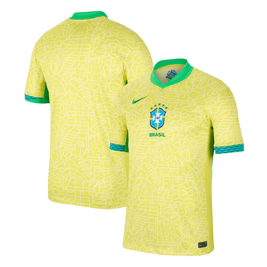 Brazil Home Soccer Jersey Copa America - Soccerdeal