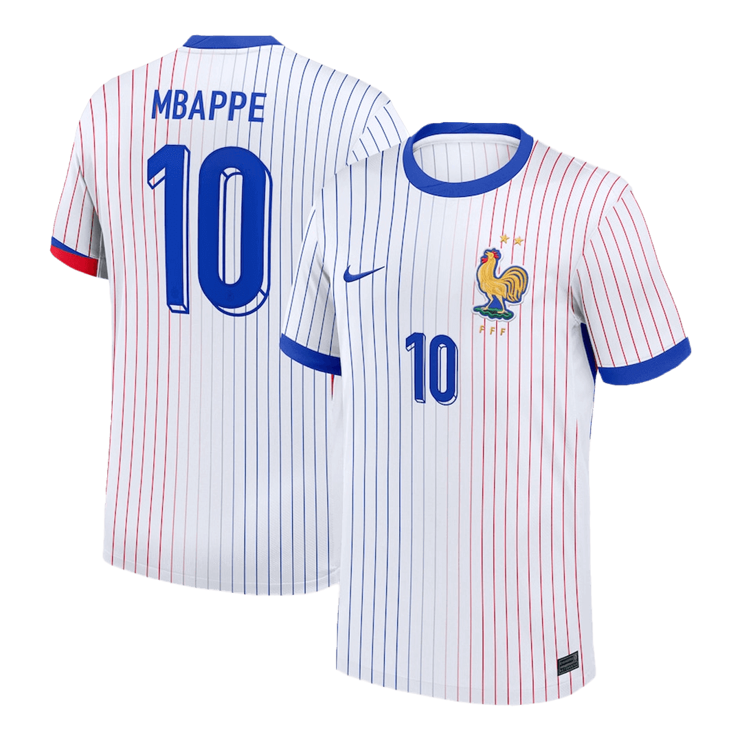 MBAPPE #10 France Away Soccer Jersey Euro - Soccerdeal