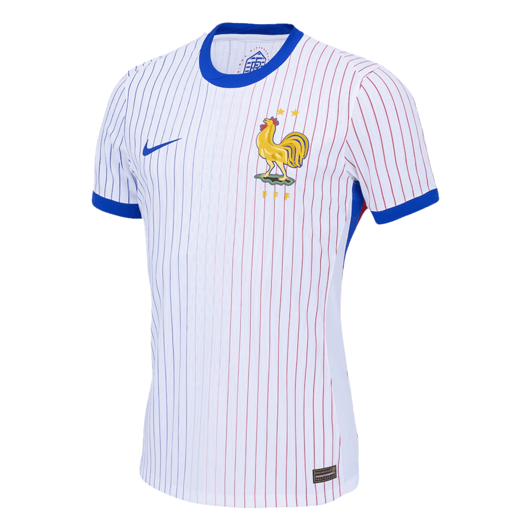 Authentic France Away Soccer Jersey Euro - Soccerdeal